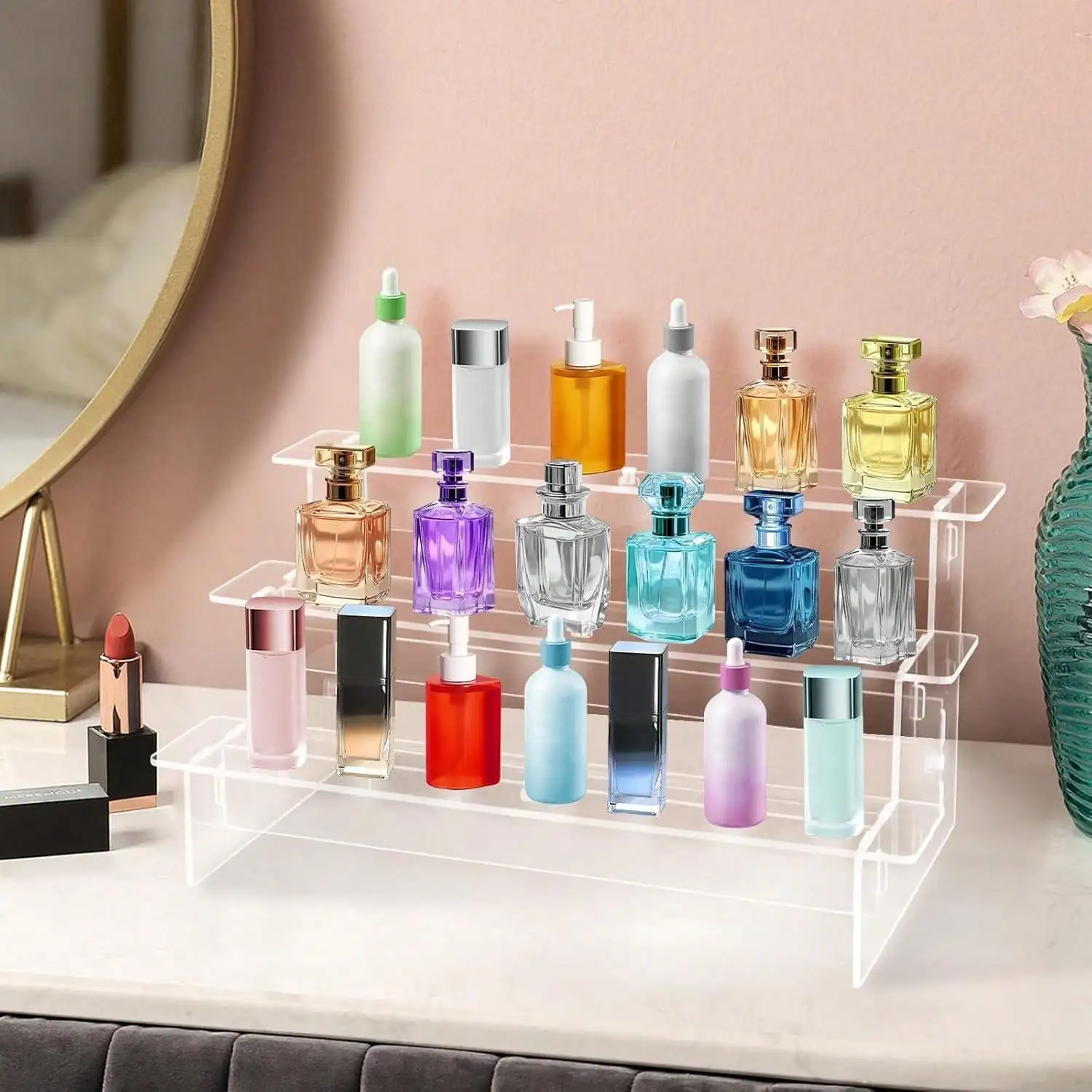 Acrylic Display Risers Perfume - Display Risers Set recension och pris
