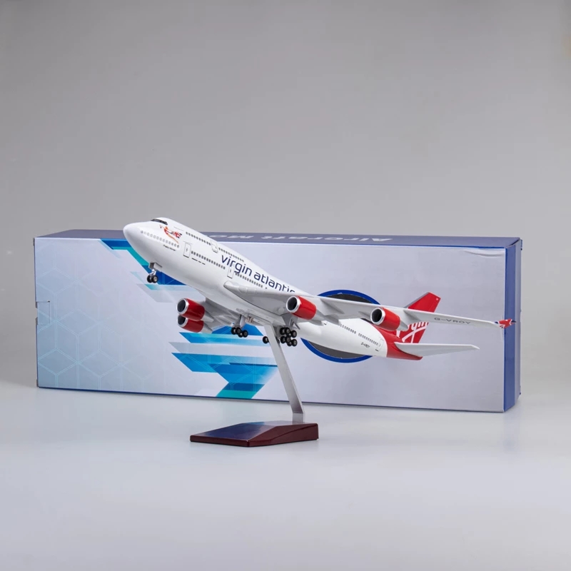 47cm Virgin Atlantic B747 Airp - Model Airplane Plastic recension och pris