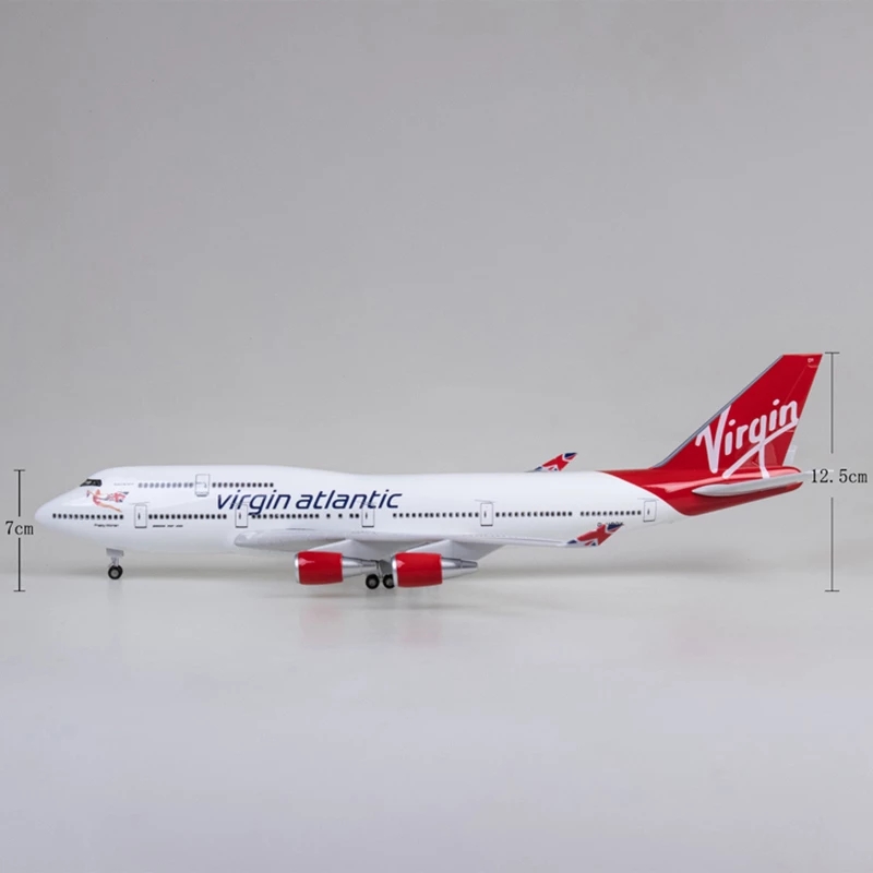 47cm Virgin Atlantic B747 Airp - Model Airplane Plastic recension och pris