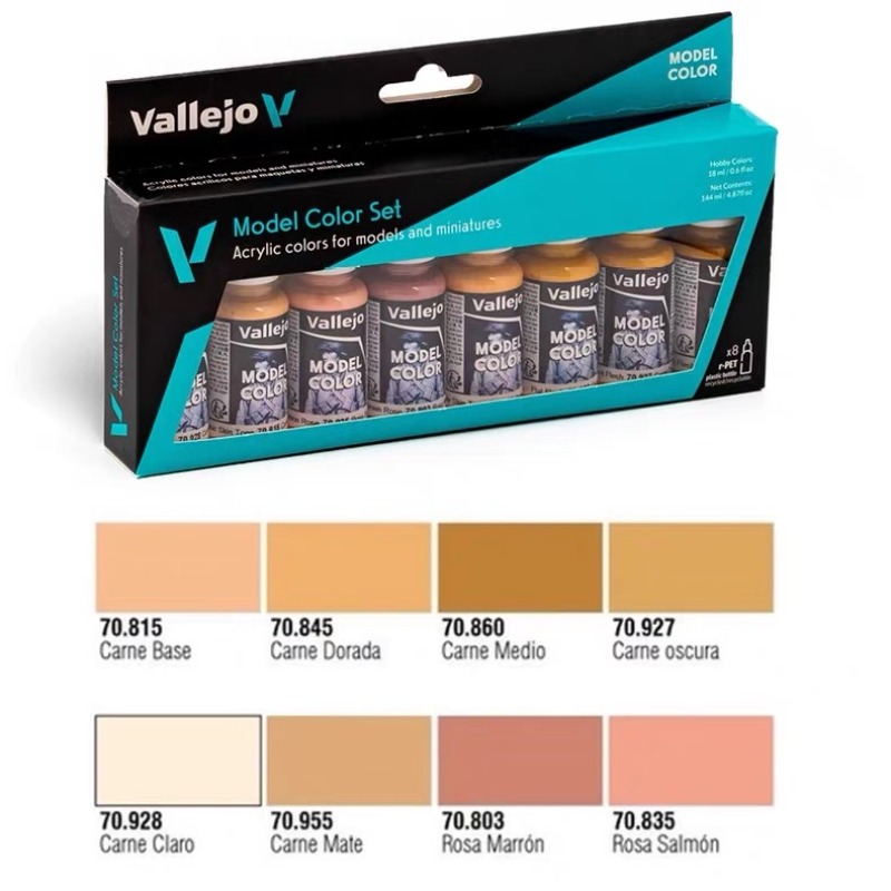 Vallejo 70124 Acrylic Paint Se - Tamiya Model Paint Set recension och pris