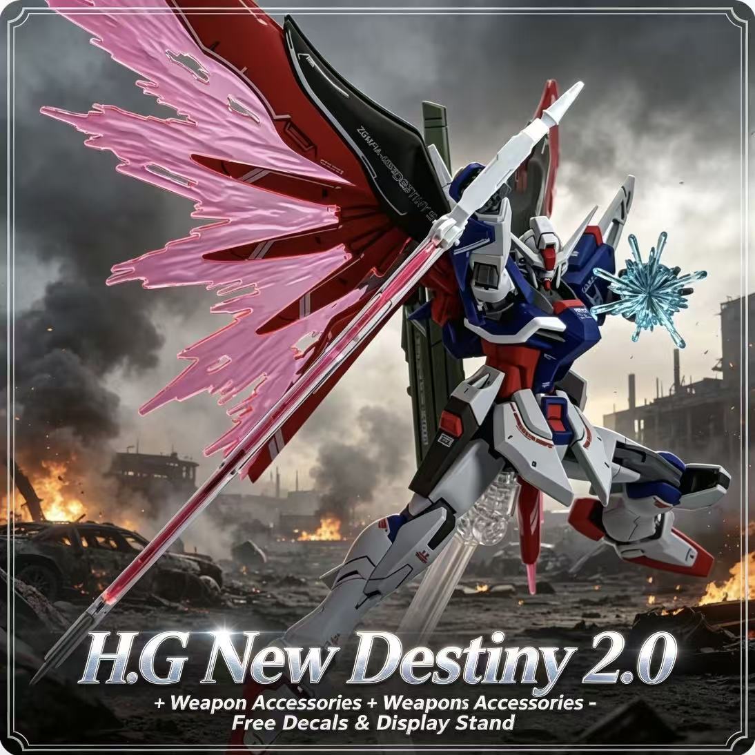 224 HG 1/144 Destiny Spec II F - Bandai Model Gundam Hg recension och pris