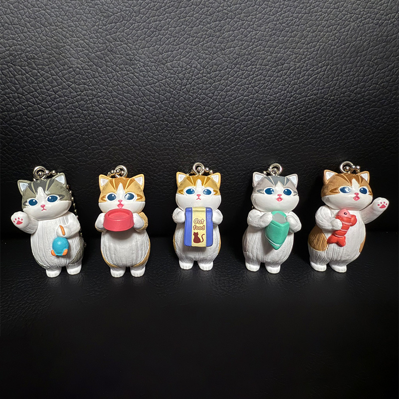 Mofusand Kawaii Cat Keychain B - Action Figure Stand recension och pris