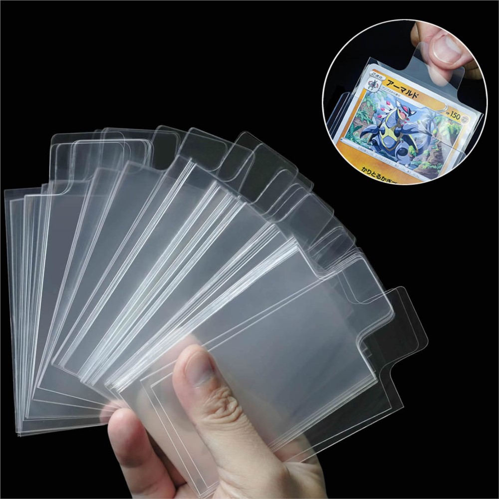 100-500Pcs Transparent Raised  - Card Penny Sleeve recension och pris