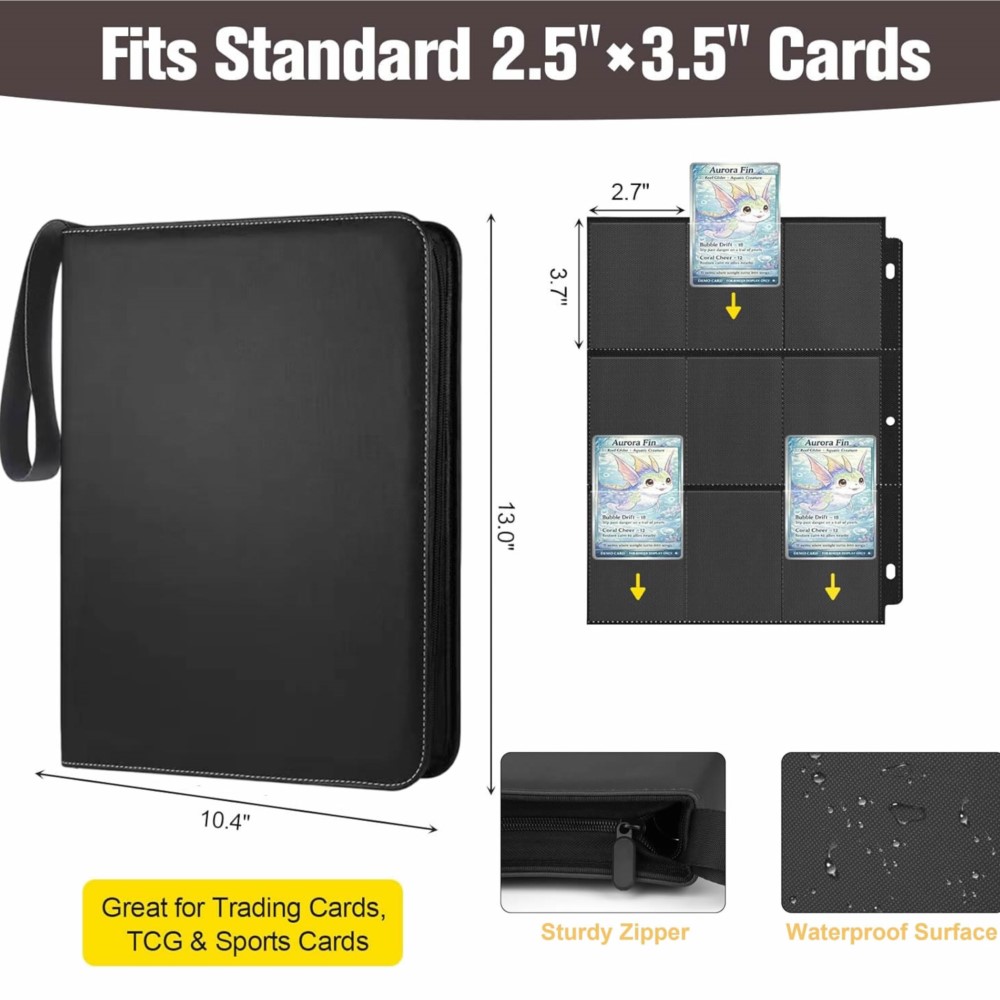 900 Pockets Card Binder Album  - Pokemon Binder Card recension och pris