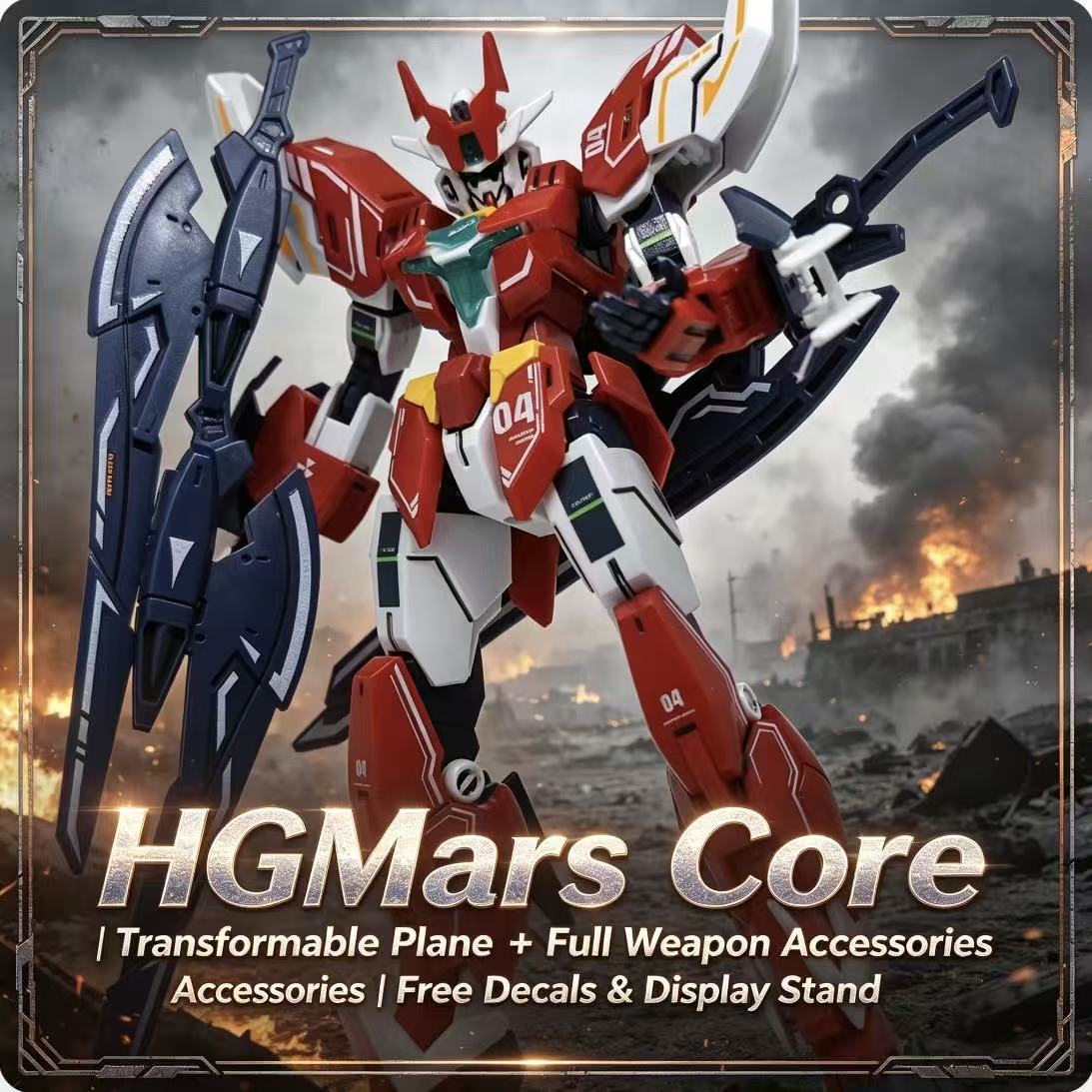 008A HG 1/144 Mars Core Warrio - Bandai Model Gundam Hg recension och pris